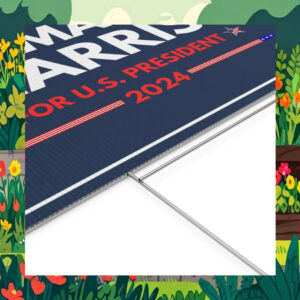 Official Kamala Harris For U.S. President 2024 Yard Sign