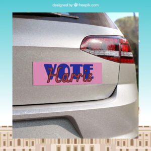 Official Vote Harris 2024 Car Magnet