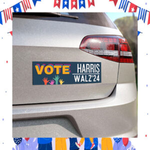 Official Vote Harris Walz 2024 Car Magnets