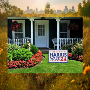 Official Vote Harris Walz Election Yard Signs