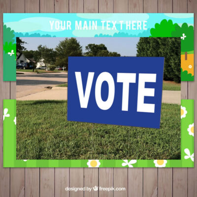 Official Vote Kamala Harris Yard Sign