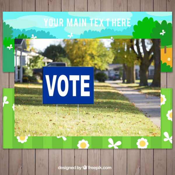 Official Vote Kamala Harris Yard Sign
