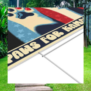 Paws For Kamala Harris Yard Signs
