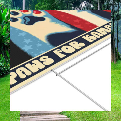 Paws For Kamala Harris Yard Signs