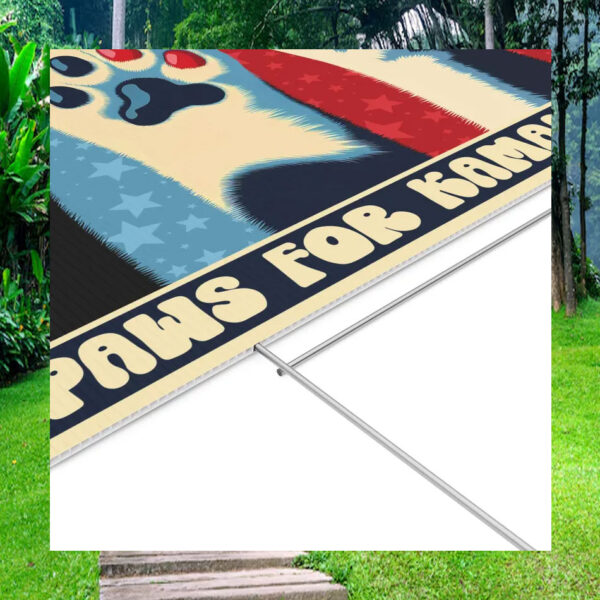 Paws For Kamala Harris Yard Signs