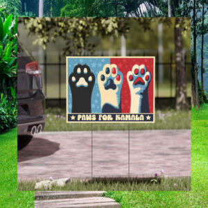 Paws For Kamala Harris Yard Signs
