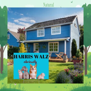 Pets For Harris Walz Obviously Yard Sign