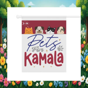 Pets For Kamala Harris Flag