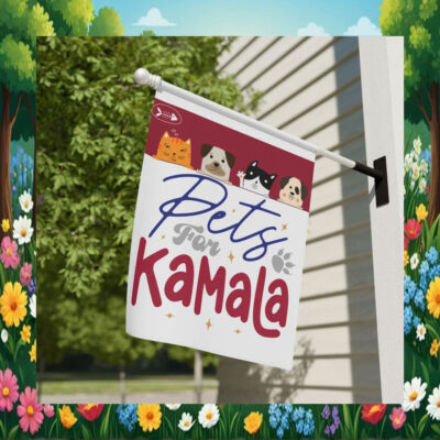 Pets For Kamala Harris Flag
