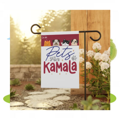 Pets For Kamala President Flag