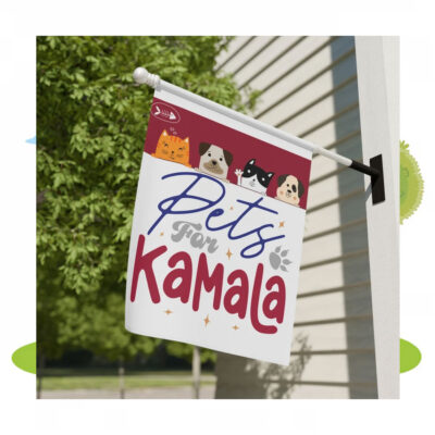 Pets For Kamala President Flag
