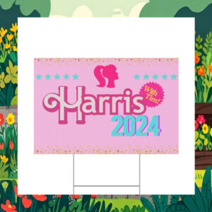 Pink Harris 2024 Yard Sign