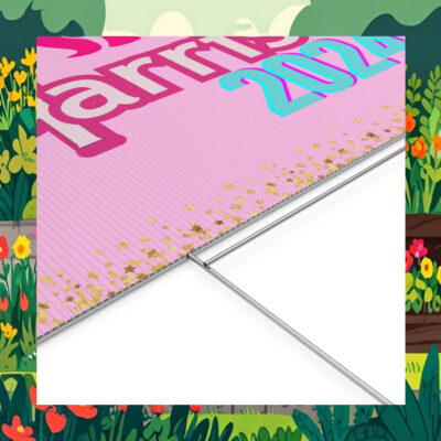 Pink Harris 2024 Yard Sign