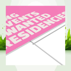 Pink Kamala 2024 Voting Prevents Unwanted Presidencies Yard Sign