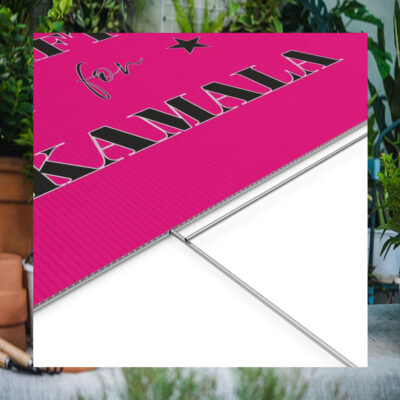 Pink Swifties For Kamala Election Yard Sign