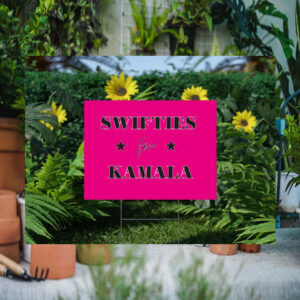 Pink Swifties For Kamala Election Yard Sign