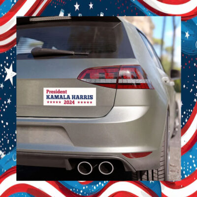 President Kamala Harris 2024 Car Magnet