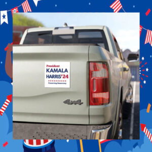 President Kamala Harris 24 Preseving Democracy Car Magnet