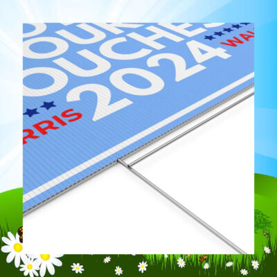 Protect Our Couches 2024 Harris Walz Yard Sign