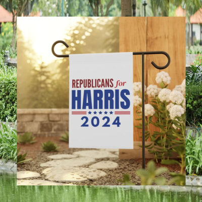 Republicans For Harris 2024 Political Flag