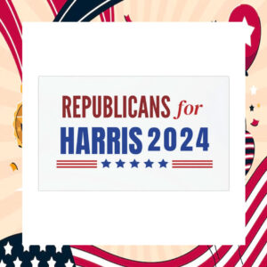Republicans For Harris 24 Car Magnets