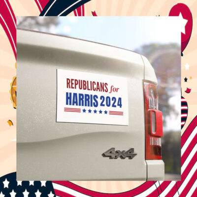 Republicans For Harris 24 Car Magnets