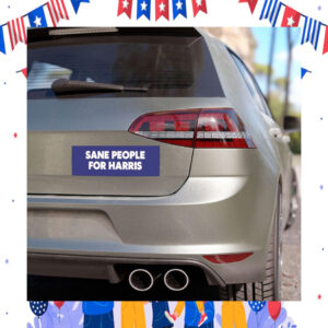 Sane People For Harris Car Magnet