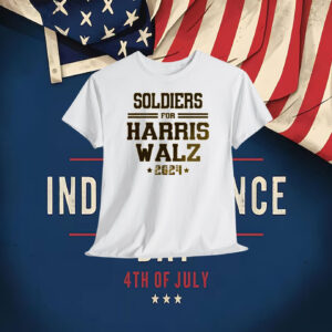 Soldier For Harris Walz 2024 Shirt