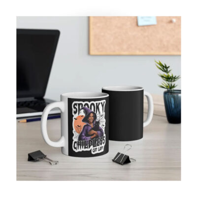 Spooky Childless Cat Lady Kamala Harris Mug