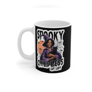 Spooky Childless Cat Lady Kamala Harris Mug