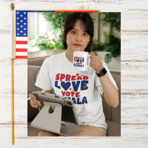 Spread Love Vote Kamala Mug