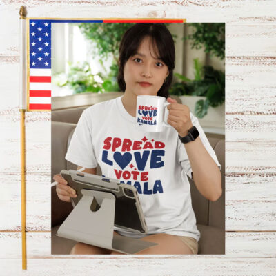 Spread Love Vote Kamala Mug