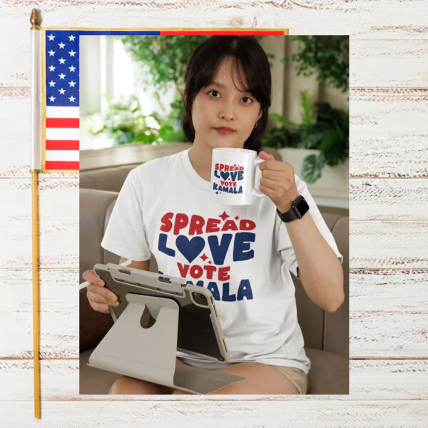 Spread Love Vote Kamala Mug