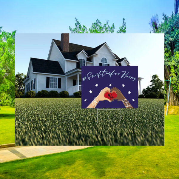 Swifties For Comma La Harris 2024 Yard Sign