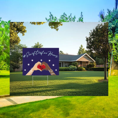 Swifties For Comma La Harris 2024 Yard Sign