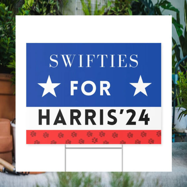 Swifties For Harris 24 Yard Sign