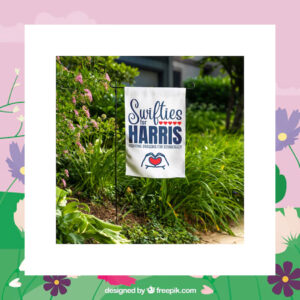 Swifties For Harris Fighting Dragons For Democracy Flags