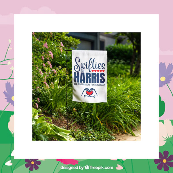 Swifties For Harris Fighting Dragons For Democracy Flags