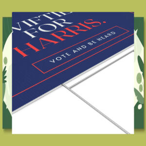 Swifties For Harris Vote And Be Heard Yard Sign