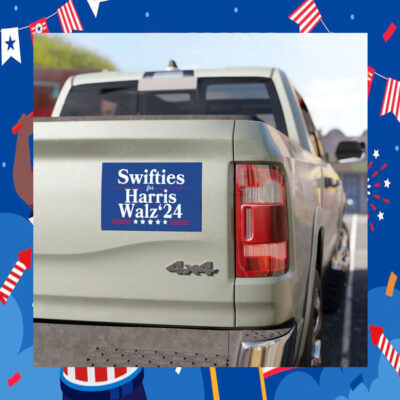 Swifties For Harris Walz 24 Car Magnets