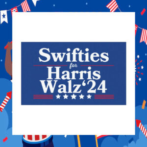 Swifties For Harris Walz 24 Car Magnets