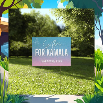Swifties For Kamala Harris Walz 2024 Yard Sign