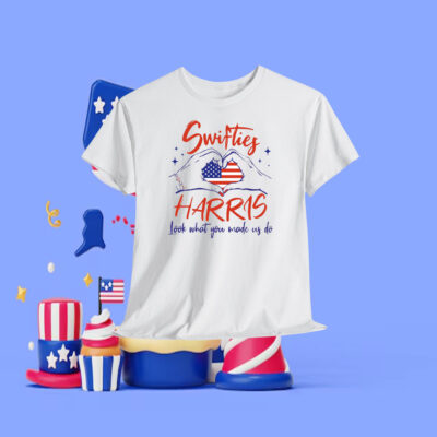 Swifties Vote Harris Look What You Made Us To Shirt