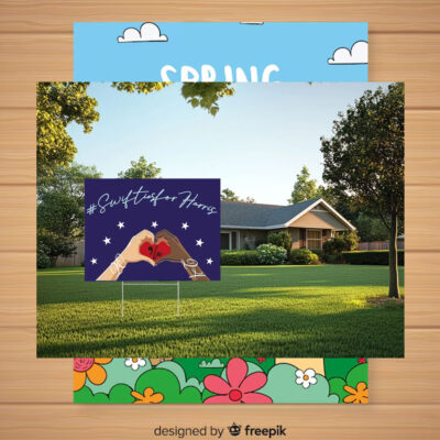Swiftiesfor Comma La Harris 2024 Yard Sign