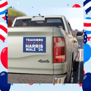Teachers For Harris Walz '24 Election Car Magnet