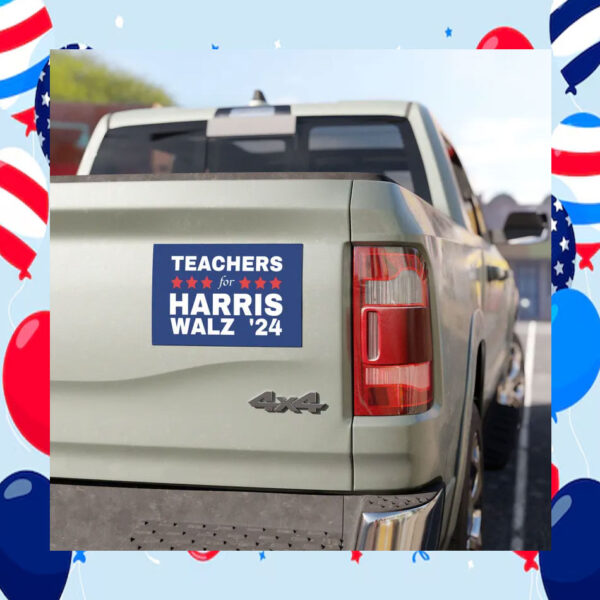 Teachers For Harris Walz '24 Election Car Magnet