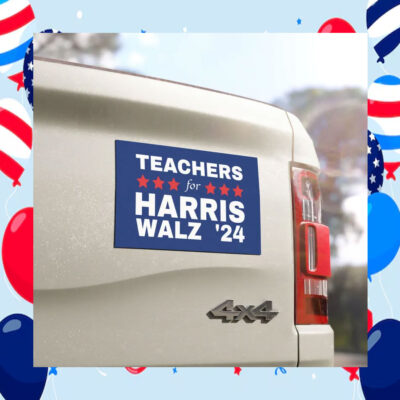 Teachers For Harris Walz '24 Election Car Magnet