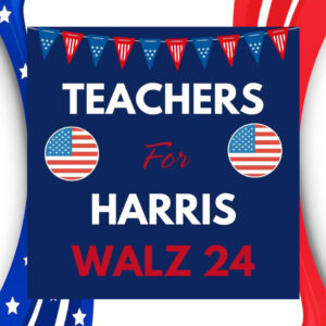 Teachers For Harris Walz 24 Election Car Magnets