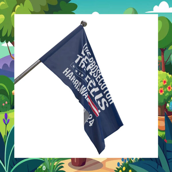 The Prosecutor Versus The Felon Harris Walz 2024 Flag