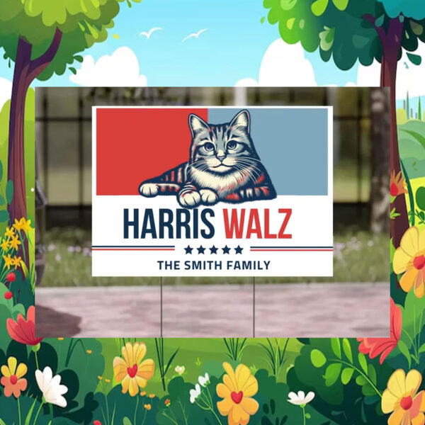 The Smith Family Harris Walz Yard Sign